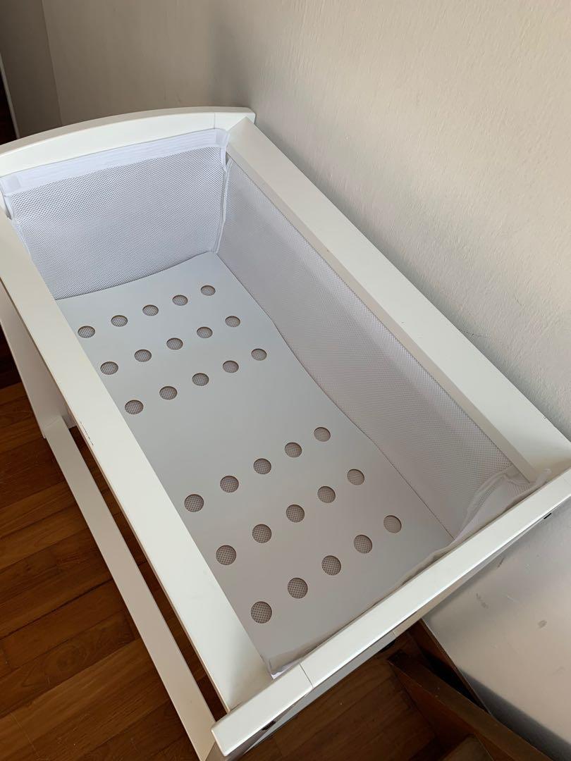 Tasman Eco Amore Bassinet White Babies Kids Baby Nursery