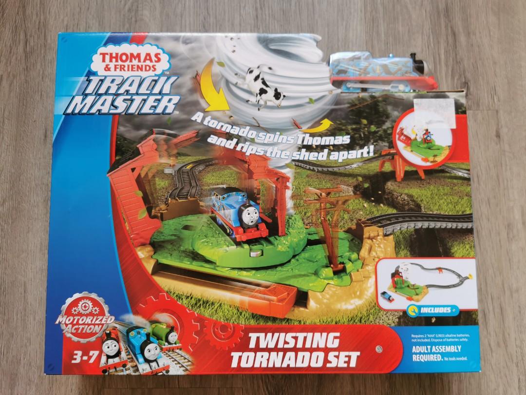 thomas trackmaster twisting tornado set