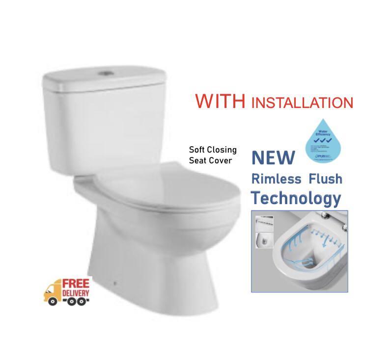  Install Toilet Bowl Rimless 628630763356181113