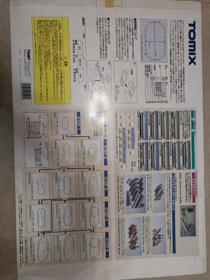 Tomix SD-N Basic Set （分類：汽車模型）位於 Hong Kong。 由 shuenma 提交（商品編號 1020241651，圖片 3）。簡介： 中古Tomix SD-N basic set 多年前購入，開過盒但基本上冇玩過 控制器110v，請注意。