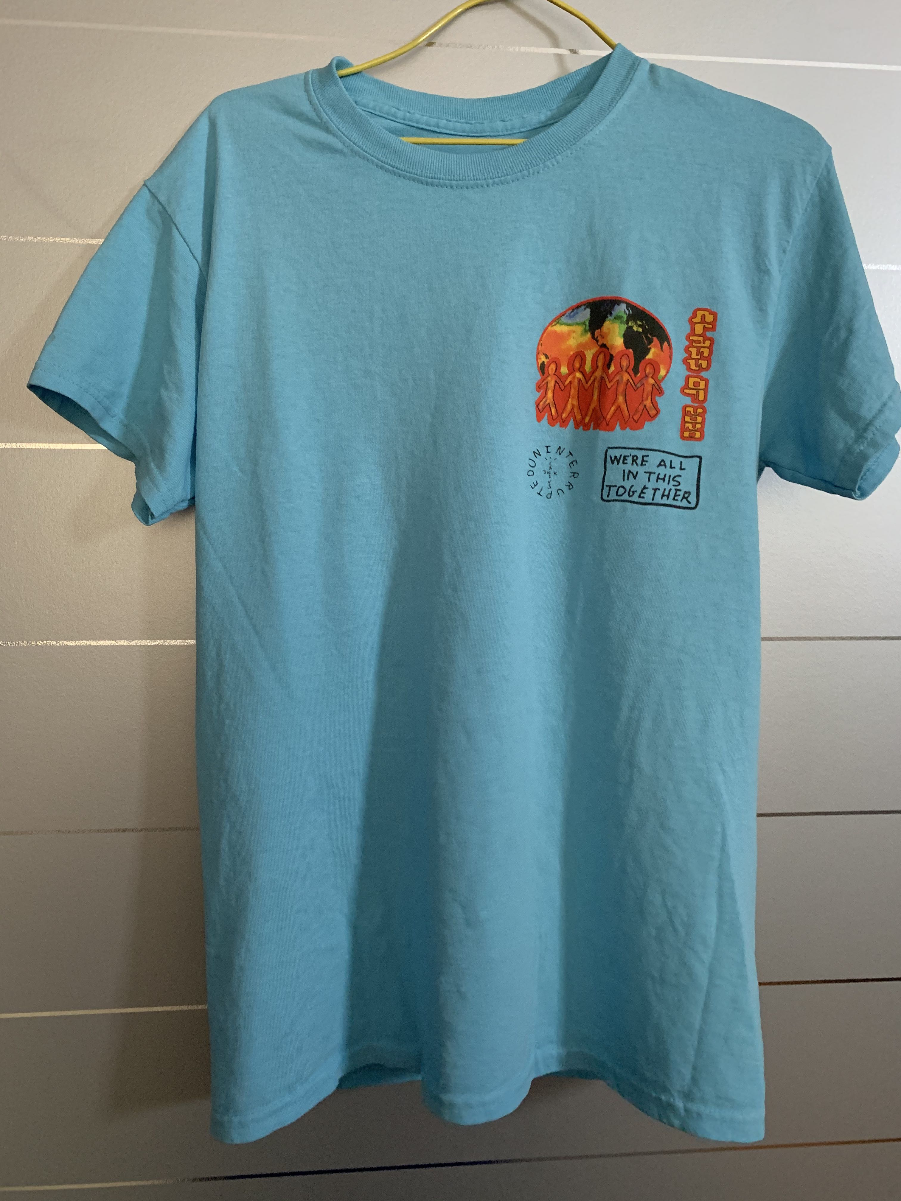 Lebron james hotsell travis scott shirt