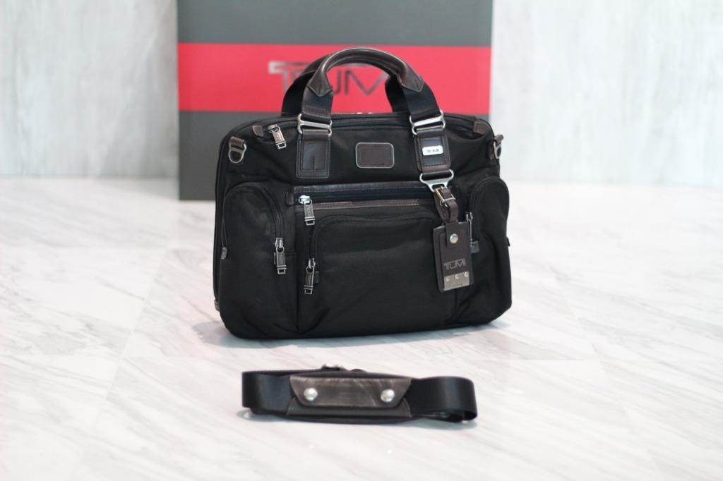 Tumi alpha bravo sales brooks slim brief