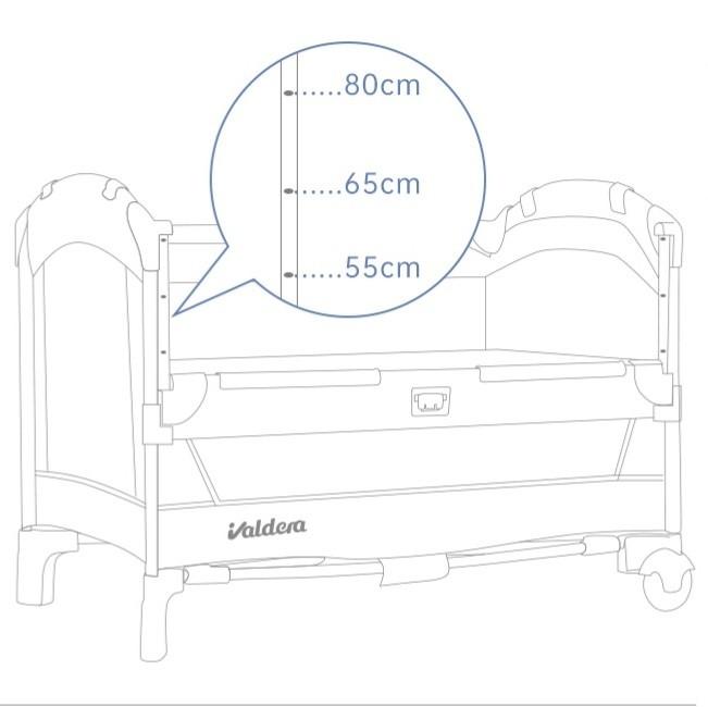 valdera baby cot