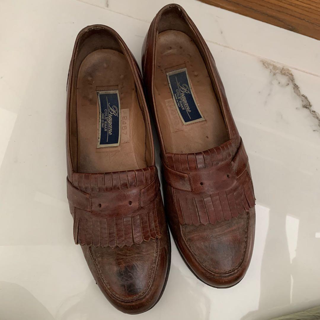 Cole Haan Vintage brown leather loafers 