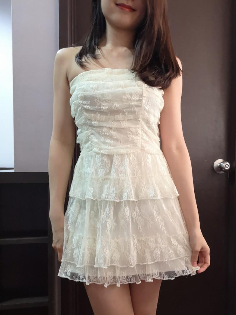 white tube dress near me