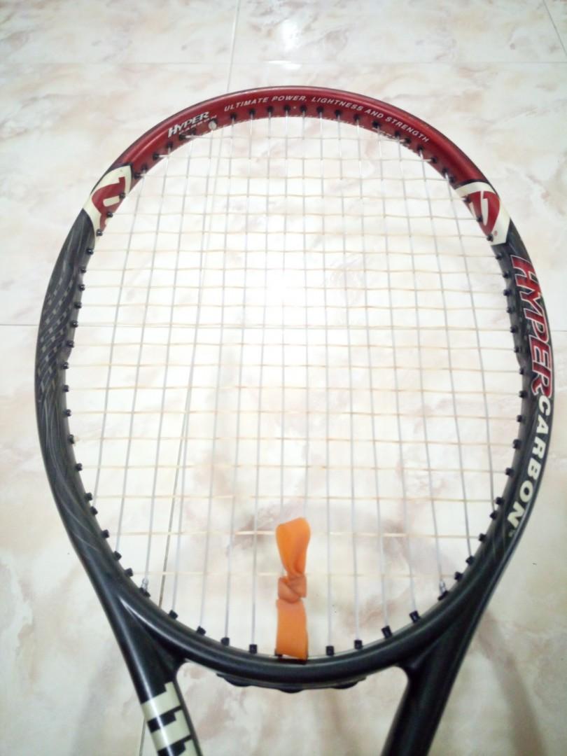 Wilson Hyper Carbon Pro Staff 5.0 Stretch Tennis Racquet, Sports ...