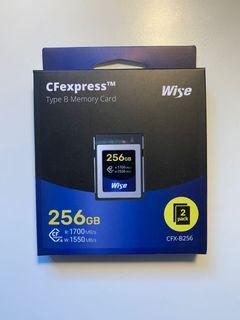 Wise Advanced 256GB CFX-B Series CFexpress Memory Card (2-Pack)