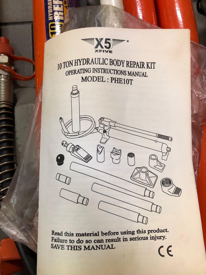 X5 Hydraulic Body / Frame Repair Kit Model PHE10T, Auto Accessories on