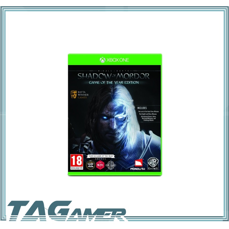 Xbox One Middle Earth Shadow Of Mordor Game Of The Year Toys Games Video Gaming Video Games On Carousell