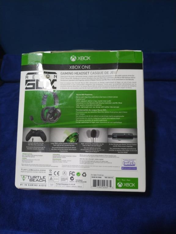 Xbox One Recon SOX Gaming Headset Audio Headphones Headsets on