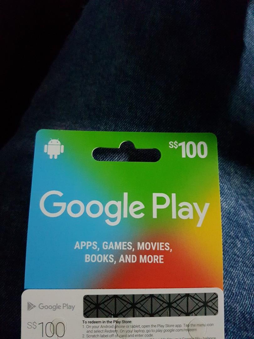 100 Google Play Store Value Card Mobile Phones Gadgets Mobile Phones Android Phones Android Others On Carousell