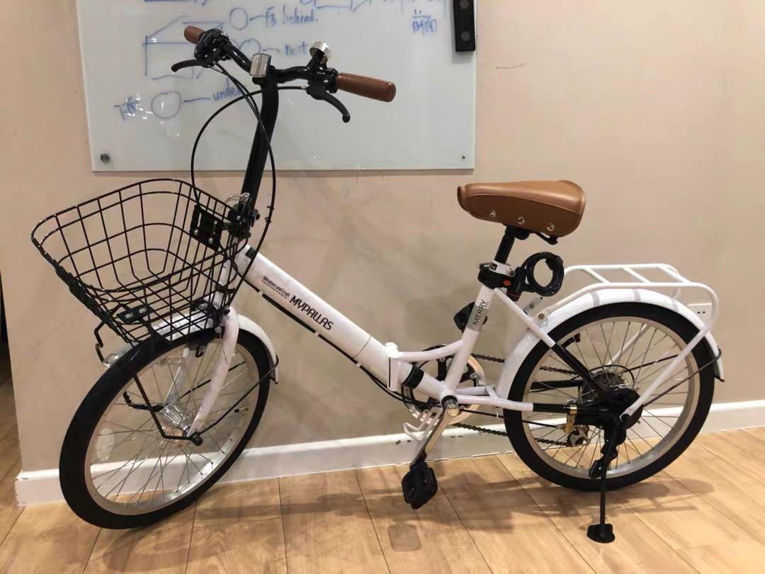 foldable bike with basket