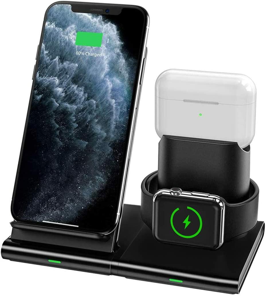 2181 Hoidokly Wireless Charger 3 In 1 Wireless Charging Station For Apple Watch Airpods Pro 2 Iphone Se 11 Pro Max Xs Xr X 8plus Qi 10w Fast Charging Stand For Samsung S 10 9 8 Note 10 9 8 Electronics Others On