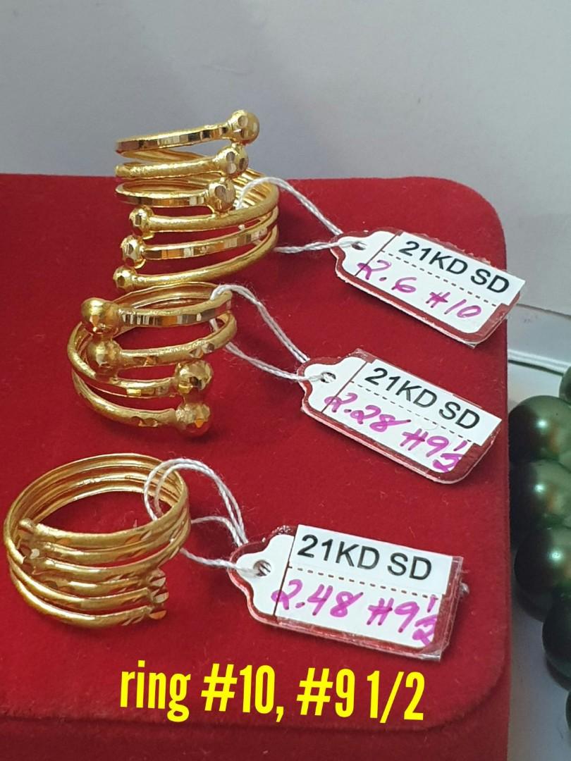 21K Saudi Gold Ring VSPL (Category: Rings) located in Quezon City. Submitted by RealGoldPawnable18K21K24K (Listing ID 1020399303, Image 2). Description: For those interested, Please Read: FYI, All items is based on PER PIECE not Per Gram‼️ ❌ NO MEET UP/NO COD/NO COP ❌ ✔️ SHIPPING ONLY ✔️ ⚫️ PAYMENT FIRST POLICY‼️ ➕ 350-400 Pesos Shipping Fee via LBC (INSURED) After verify your payment, Ready to ship on your location MOP: BDO/GCash 💯 Brandnew 💯 