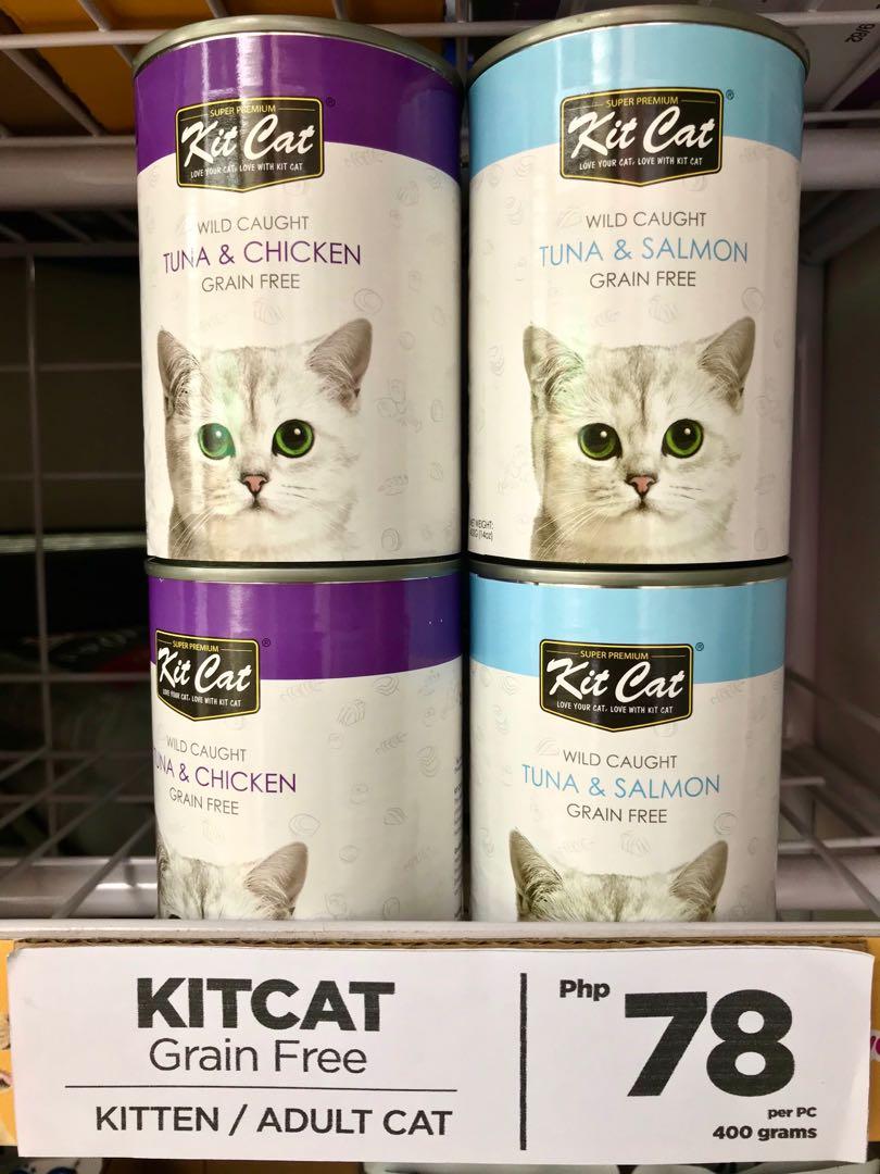 Kit Cat Kitcat Wet Cat Food 400 gram Can Canned Kittens and Adult Cats