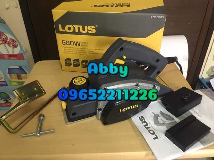580W Electric Wood Planer (Category: Construction Tools & Equipment) located in Caloocan City. Submitted by abieghail (Listing ID 1020491386, Image 2). Description: Lotus Electric Wood Planer LTPL5800 Specification: Model:LTPL5800 Rated Power:580W Rated Voltage:220V Frequency:60Hz Rated Speed: 15,800prm Planing Width:82mm(3-1/4") Planing Depth:1mm(1/34") - Complete with tools and accessories - Manual and warranty Unit is ready for store pick up o