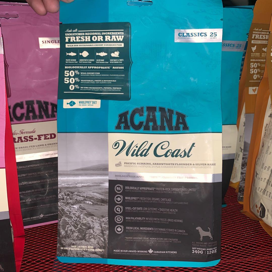 Acana Wild Coast Dog Food 340g Pets Supplies Pet Food On Carousell