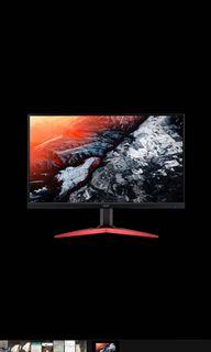 Acer Gaming Monitor 27 Inches KG271 Cbmidpx 1920 x 1080 144Hz Full HD (Display Port, HDMI & DVI Ports)