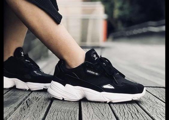 adidas falcon womens black