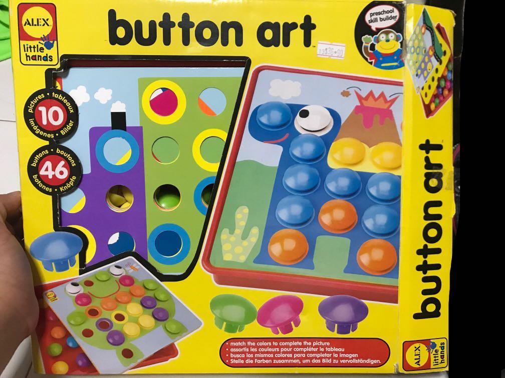 alex toys little hands button art