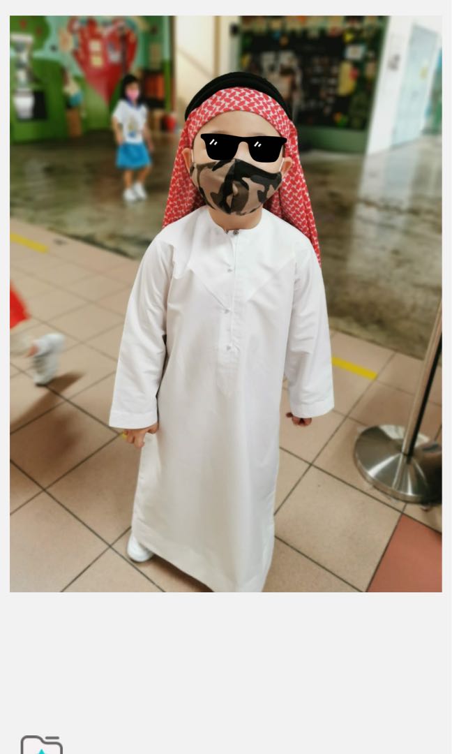Arabian prince costume child top