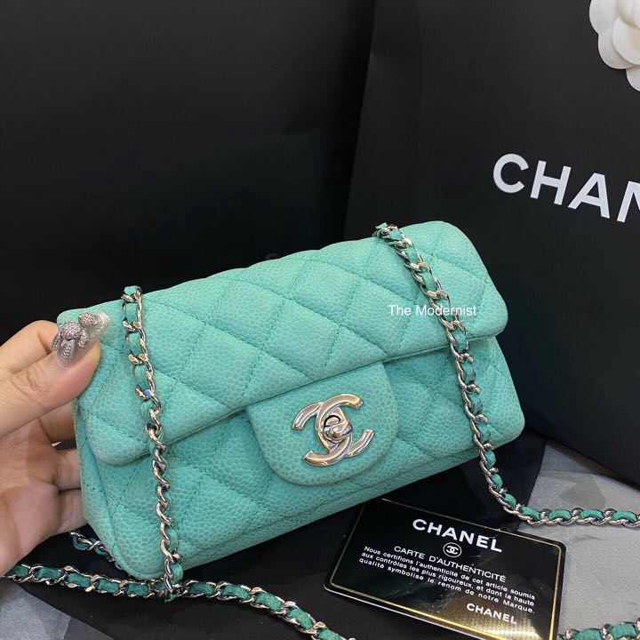tiffany blue chanel bag