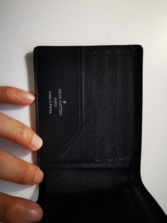 Louis Vuitton] Louis Vuitton Porte Balle Cald Crady Fudari M30396 Long  wallet Taiga Akaju tea VI0012 engraved unisex – KYOTO NISHIKINO