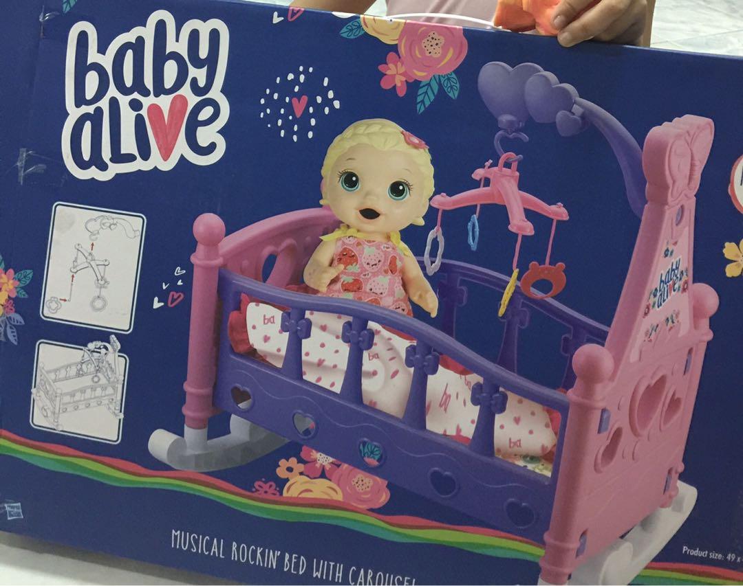 a baby alive bed