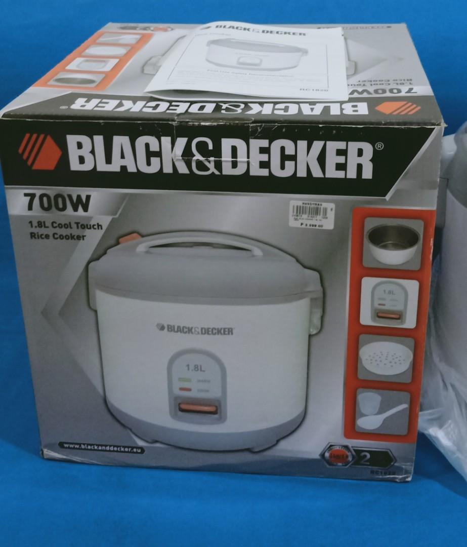 Black and Decker Rice Cooker, Home & Furniture, Home Appliances