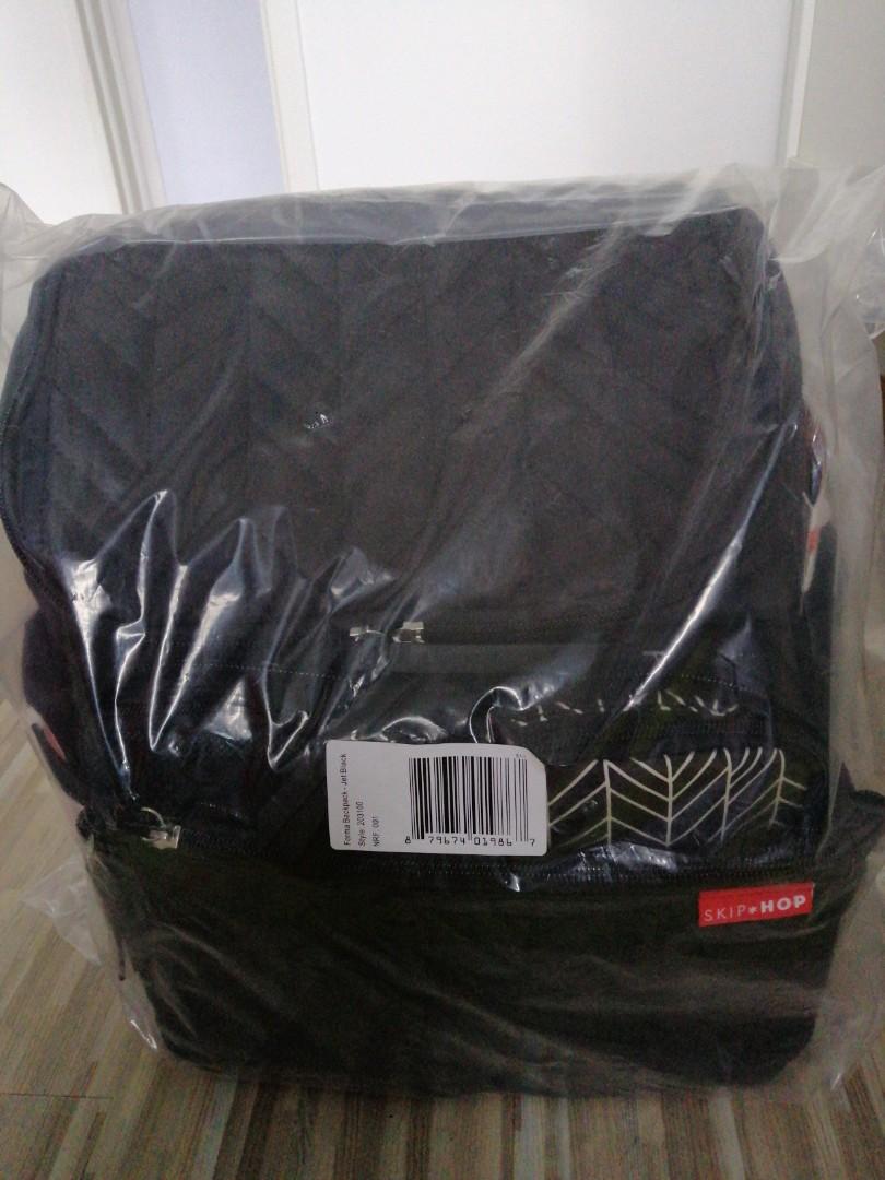 skip hop forma backpack jet black