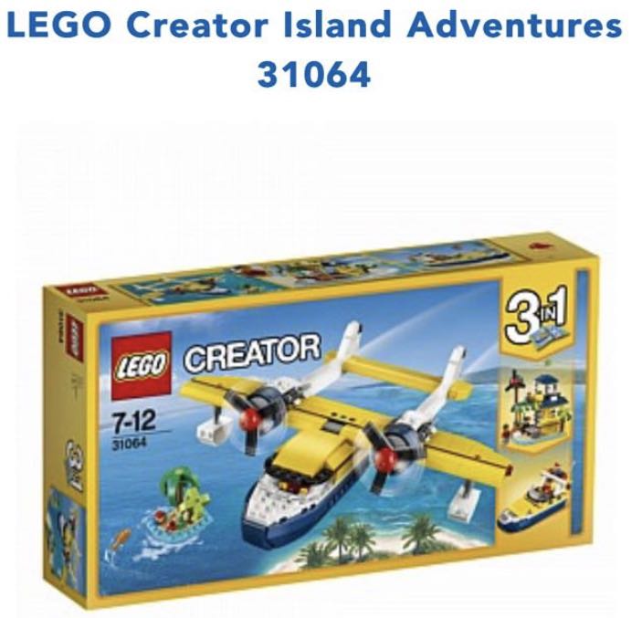 Lego creator hot sale island adventures