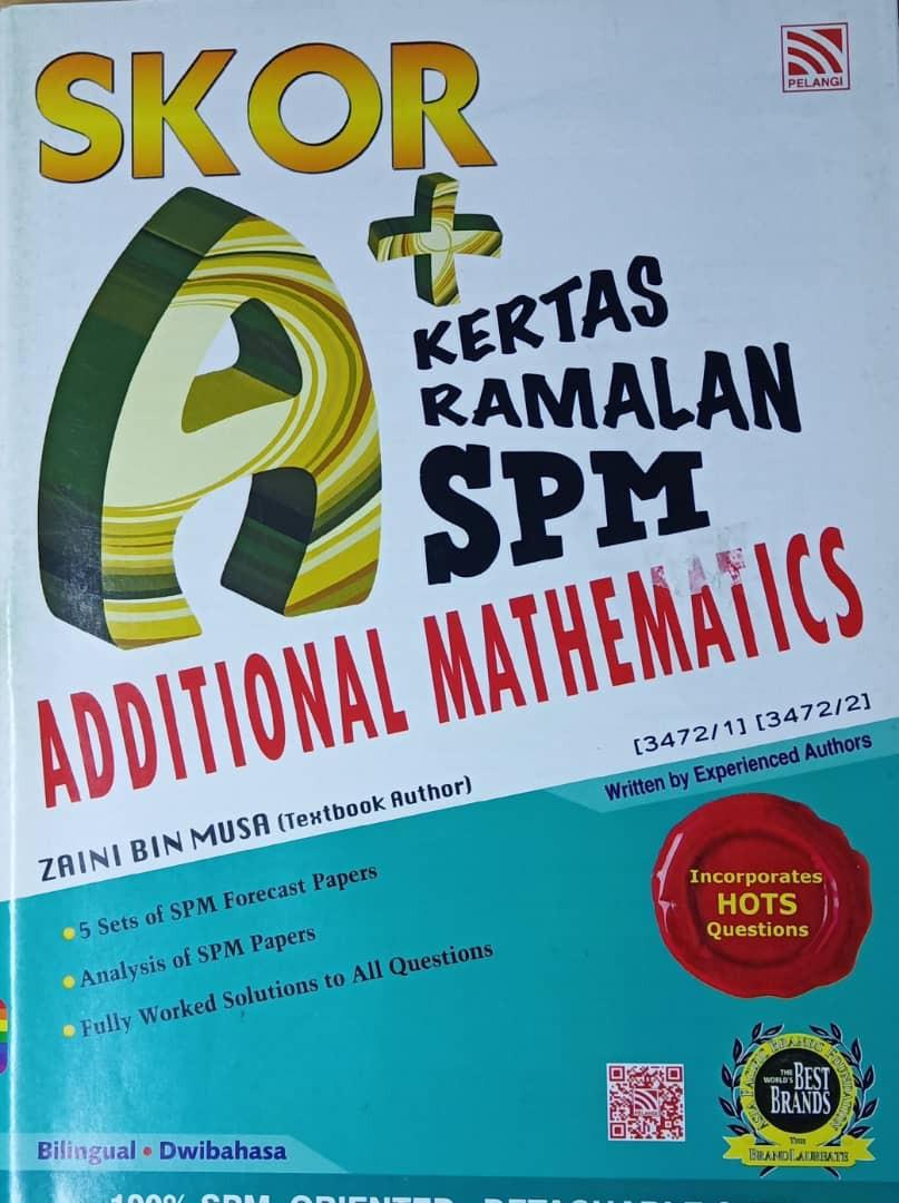 Buku Latihan Matematik Tambahan Spm Textbooks On Carousell