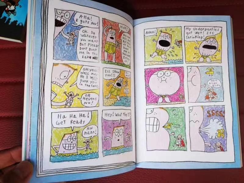Captain Underpants in full color(9 books), Hobbies & Toys, Books