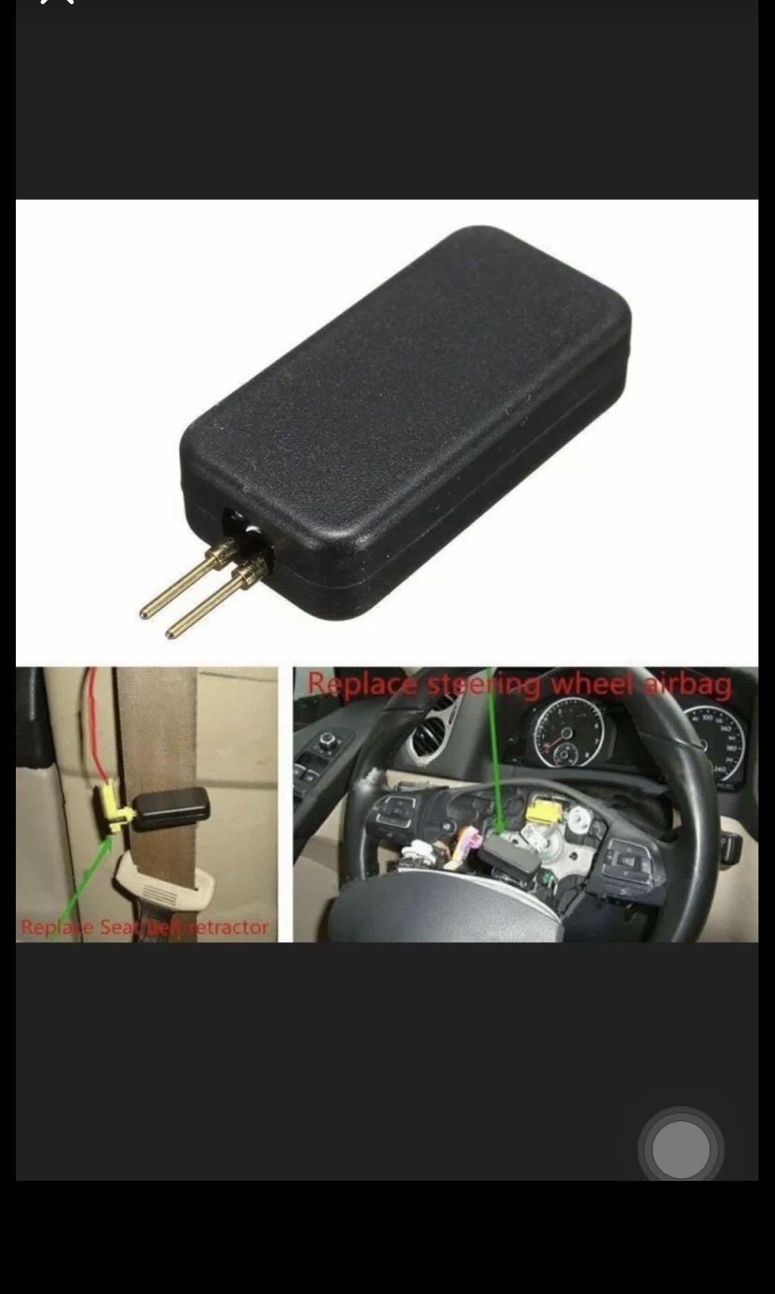 Car SRS Airbag Emulator Simulator Resistor Bypass Kit Fault Finding