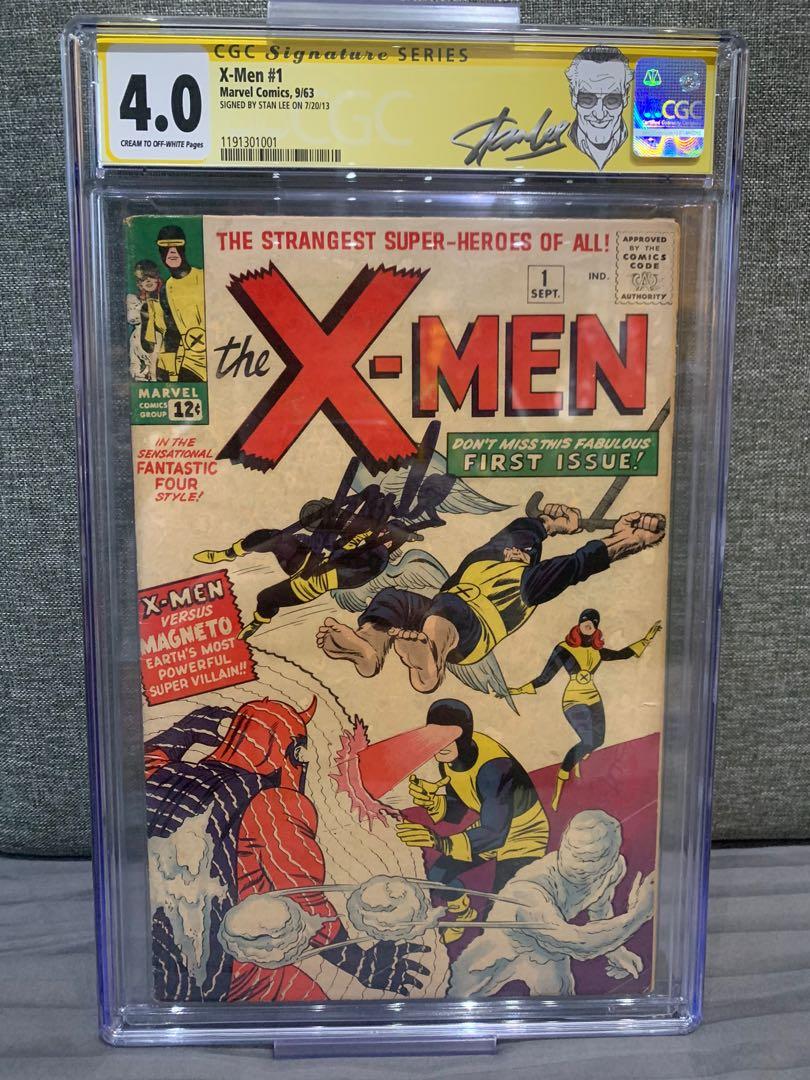 CGC 4.0 x-men 1 Stan lee label discontinued, Hobbies & Toys ...