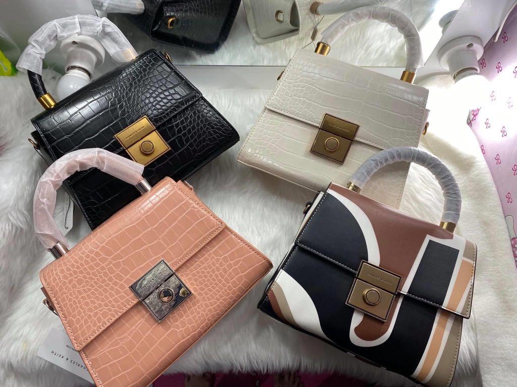 charles and keith croc effect bolsa