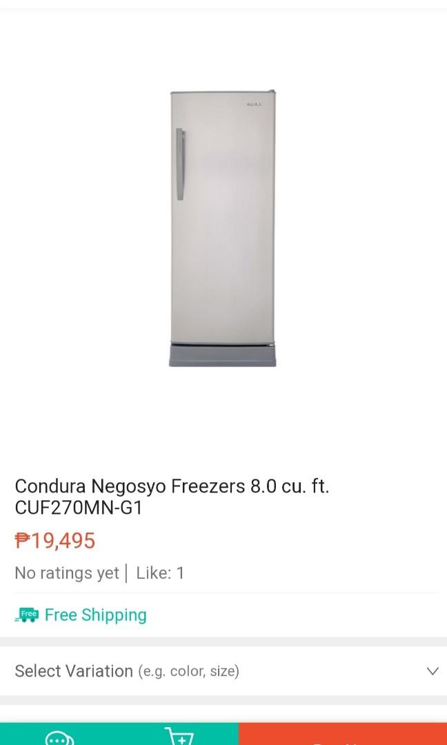Condura Upright freezer, TV & Home Appliances, Kitchen Appliances