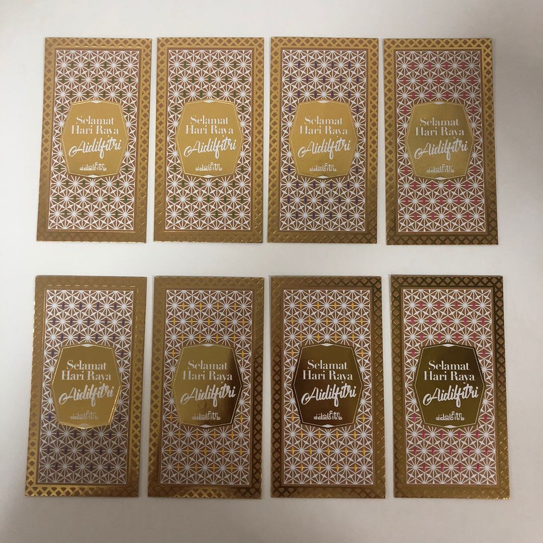 Courts Sampul Duit Raya 8 Pieces Red Packets Design Craft Others On Carousell