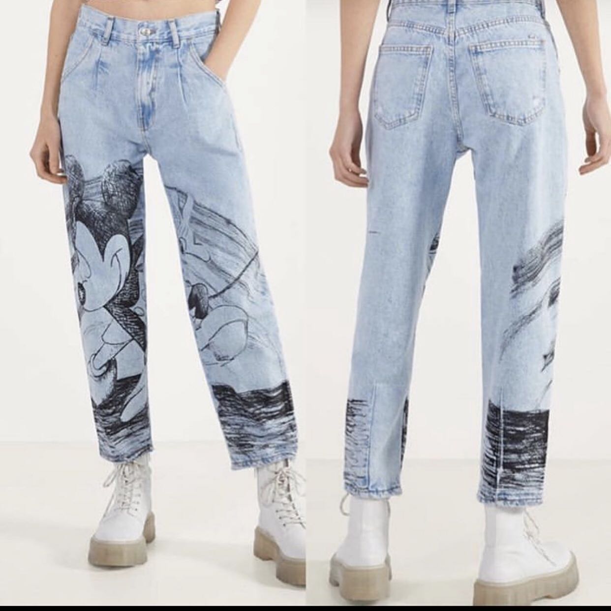 DICARI Mickey Mouse Bershka Jeans 