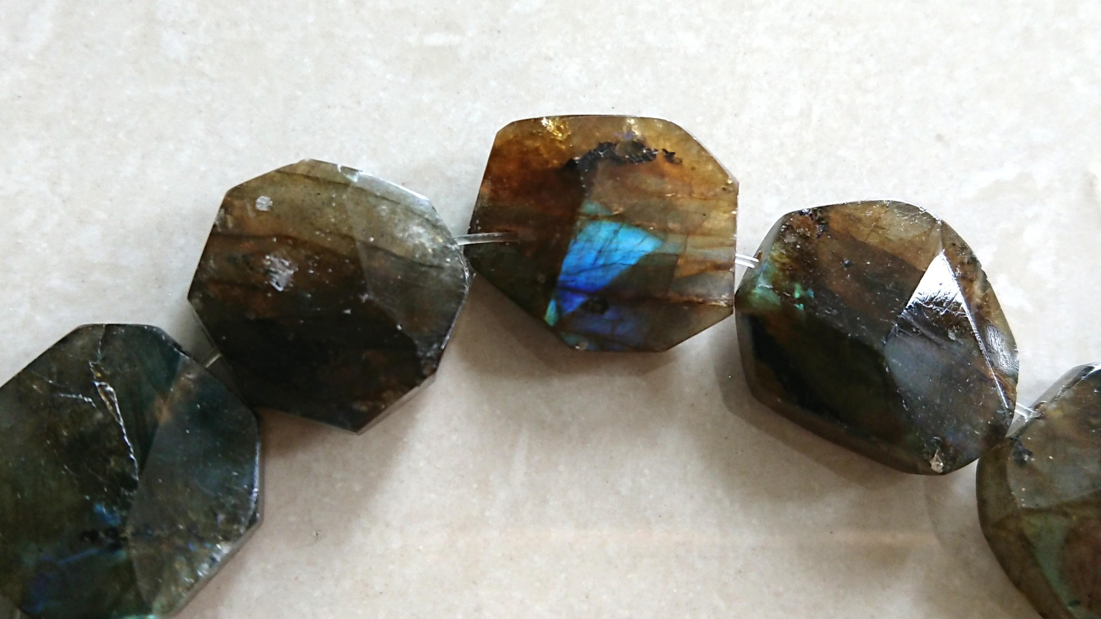 Faceted Labradorite Beads Design Craft Craft Supplies Tools On Carousell