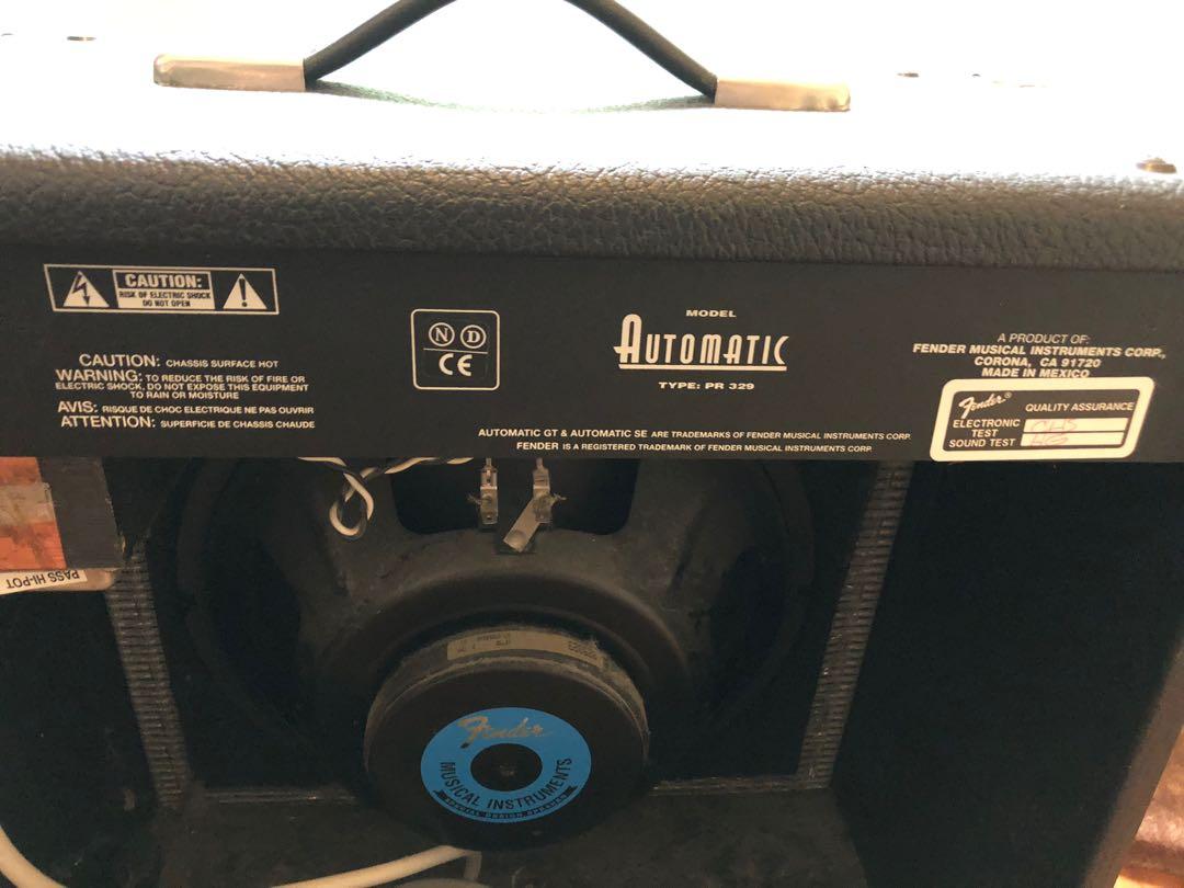 Fender Automatic SE Guitar Amplifier, Hobbies & Toys, Music & Media