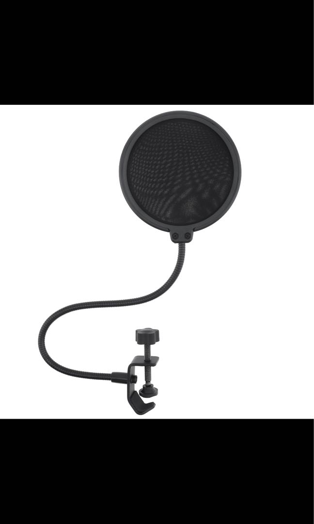 Flexible Studio Microphone Wind Screen Sound Music Pop Filter! Double Layer!