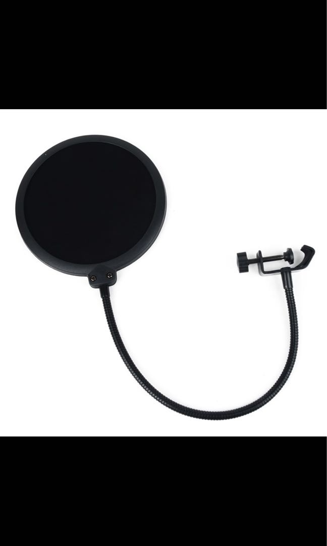 Flexible Studio Microphone Wind Screen Sound Music Pop Filter! Double Layer!