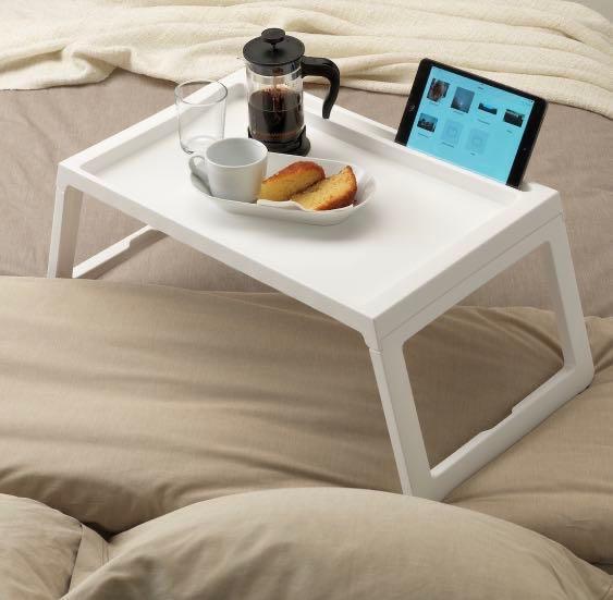 Foldable bed table/tray IKEA Klipsk, Furniture & Home Living, Furniture, Tables & Sets on