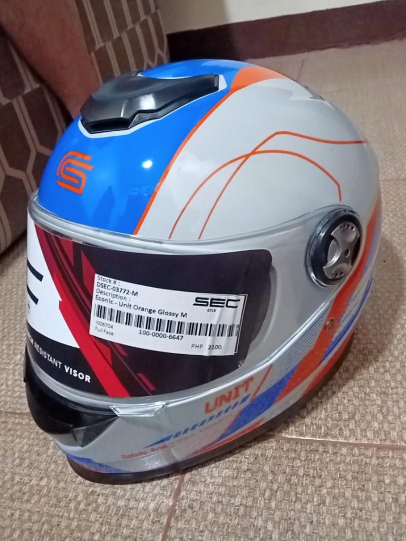 Full face Sec Helmet medium size, Motorbikes, Motorbike Parts