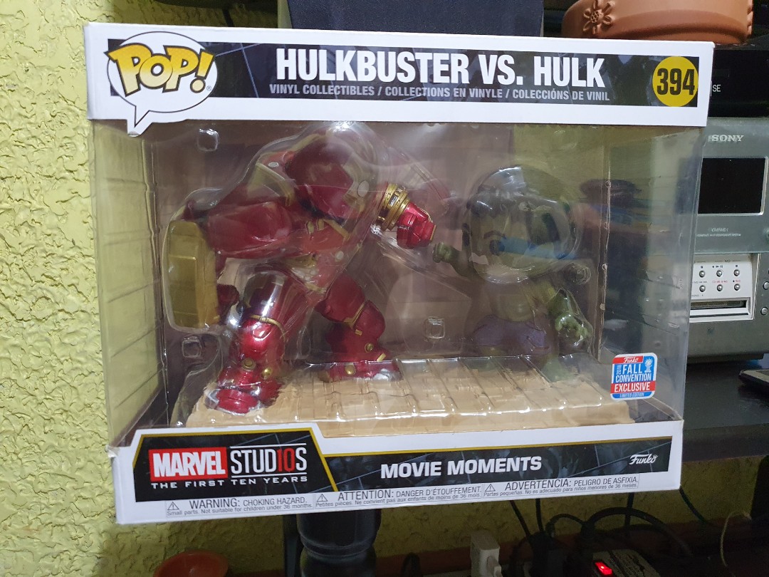 Funko Pop Hulkbuster Vs Hulk Marvel Fce Toys Games Toys On Carousell