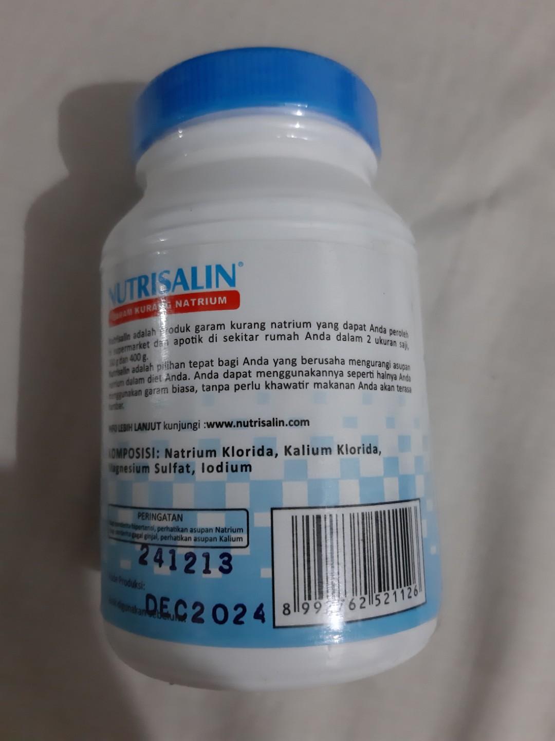 Garam Kesehata Baik Untuk Diet Dan Hipertensi Makanan Minuman Snek Di Carousell