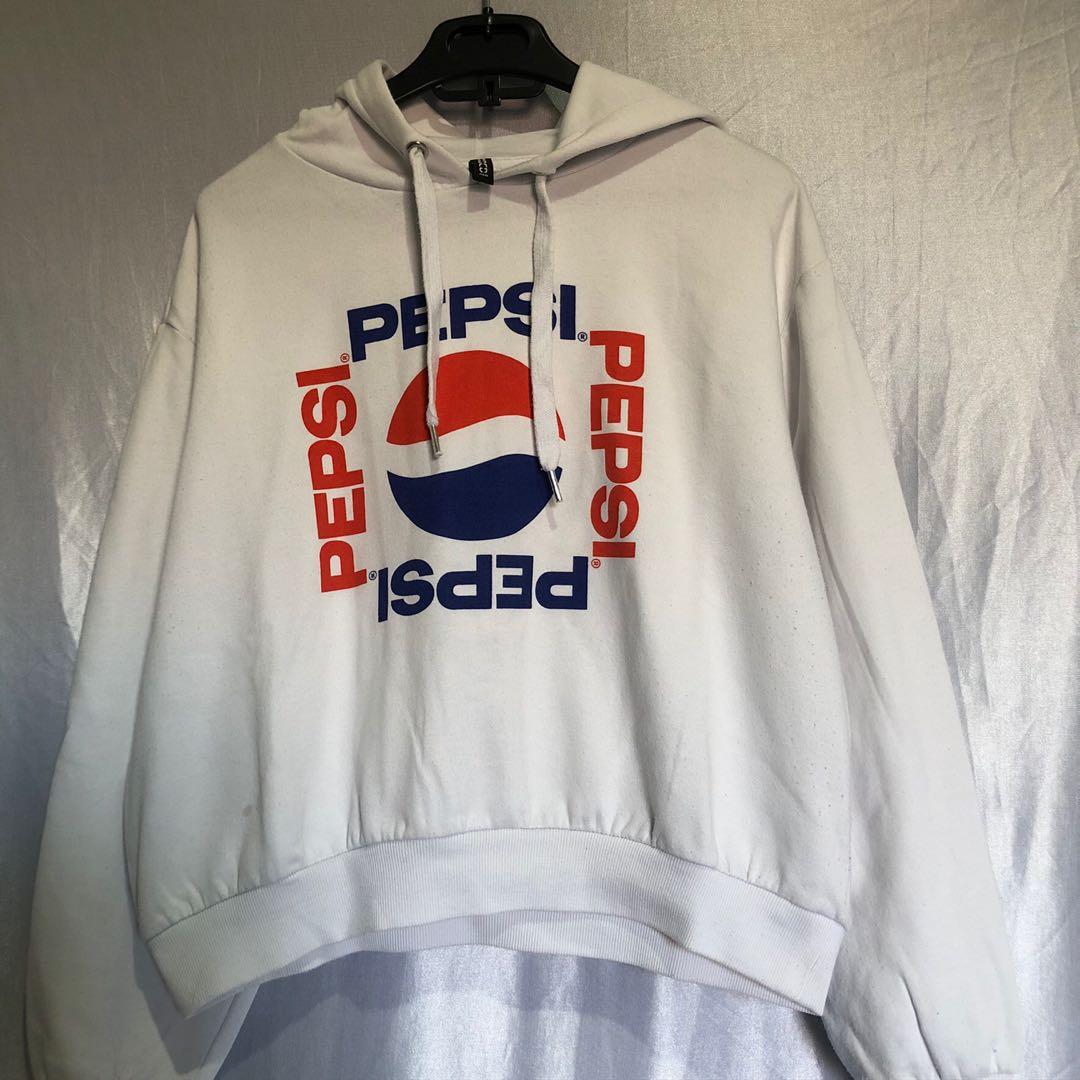 Pepsi cropped hoodie top