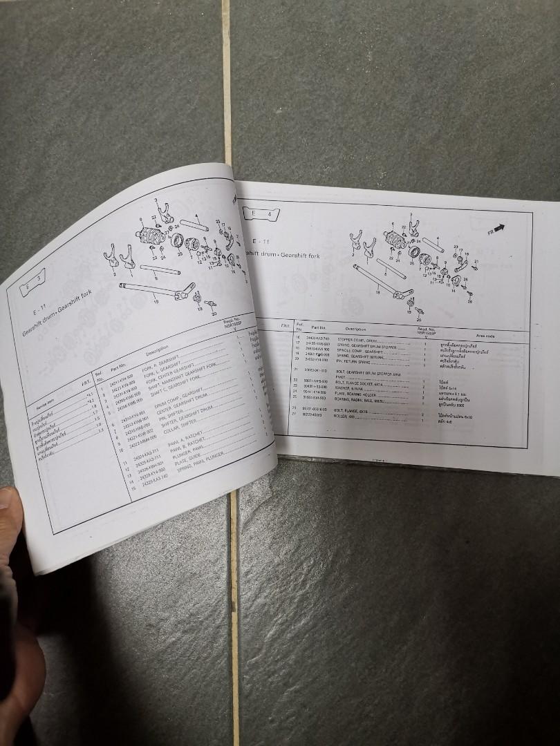 Honda NSR 150 SP Manual/ Parts Catalogue/ Printout., Motorcycles