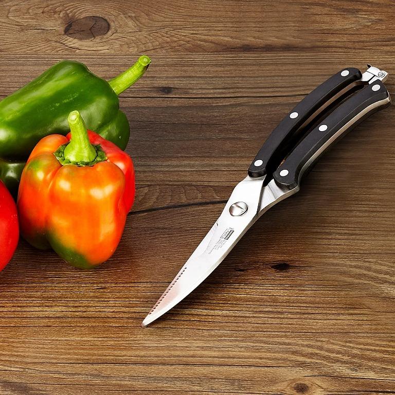 (HOT) Cooks Standard Kitchen Shears Heavy Duty All-Purpose Poultry Herbs Meat Cutlery BBQ 